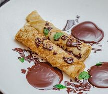 Блинчики с шоколадом