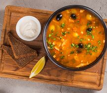 Мясная солянка