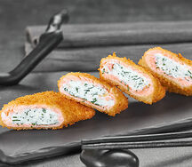 Сливочный лосось фри