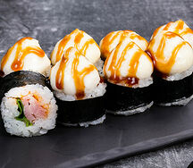 Маки бекон запеченный