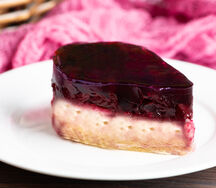 Чизкейк творожно-ягодный