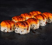 Филадельфия с лососем и крабом