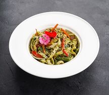 Удон сливочный с песто