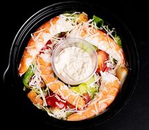 Салат Цезарь с креветкой