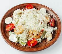 Цезарь с тигровыми креветками