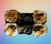 Маки с угрём