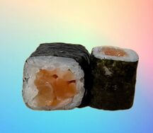 Маки с лососем