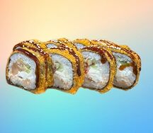 Темпура с угрём и лососем