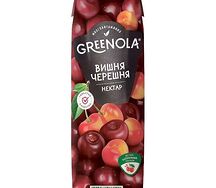 Сок Greenola вишня-черешня