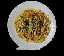 Wok с угрем