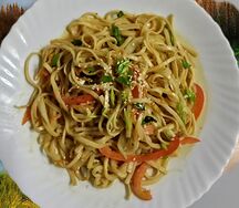 Wok с овощами