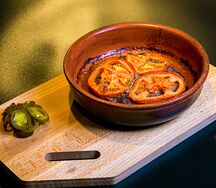Кафта с говядиной и помидорами