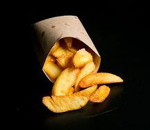Картофель по-деревенски большой