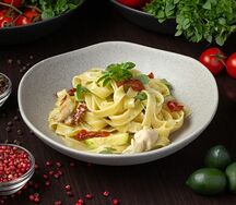 Паста с куриным филе