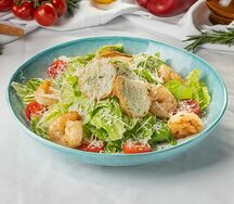 Салат Цезарь с креветками