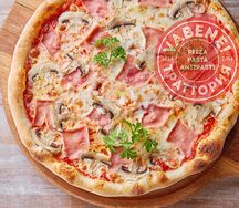 С ветчиной и грибами