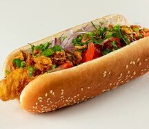 Хот-дог со стрипсами