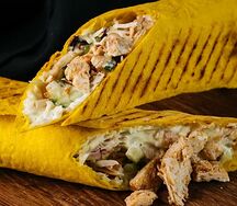 Шаурма Сырная с курицей