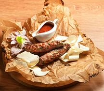Люля из курицы на углях