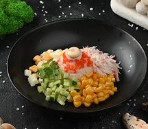 Салат с камчатским крабом
