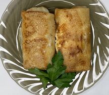 Блинчики с куриным жульеном
