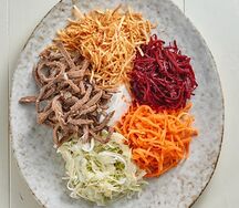Салат Чафан овощной с говядиной