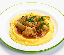 Чахохбили из курицы с пюре