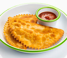 Чебуреки с говядиной и свининой
