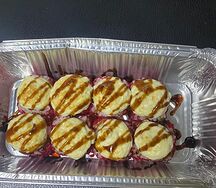 Запеченный ролл Сливочный с лососем 