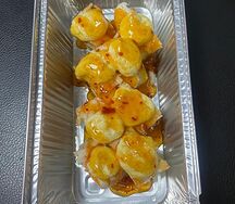 Запечённый ласковый с креветкой