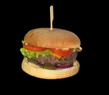 Бургер со мраморной говядиной 