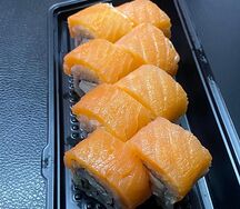 Филадельфия с креветкой и лососем