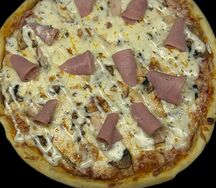 Пицца Ветчина с грибами 