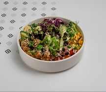 Салат с курицей унаги (микс-салат или рис)