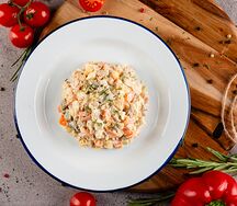 Оливье с курицей