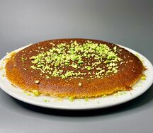 Арабский десерт Кунафа с сыром Моцарелла