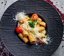 Паста том ям с креветками