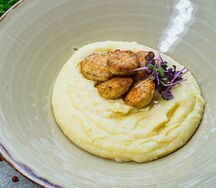 Пюре с фрикадельками