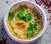 Капуста кимчи с фунчозой