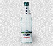 Минеральная вода Borjomi с газом