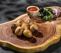 Шашлык из молодого картофеля 