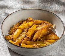 Картофель, жареный с луком по-домашнему