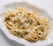 Мафальдине с сезонными грибами 