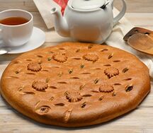 Пирог мясной с зеленью 