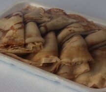 Блины с маслом