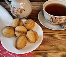 Орешки со сгущенным молоком