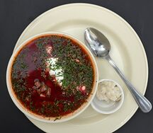 Борщ с говядиной