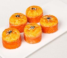 Ролл Лосось Биг с тигровой креветкой