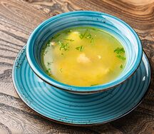 Куриная лапша с домашней курицей