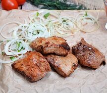 Шашлык из шейки свинины